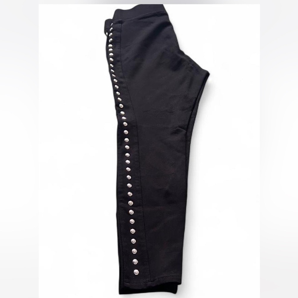 Bar III Black Studded Leggings - Picture 3 of 10